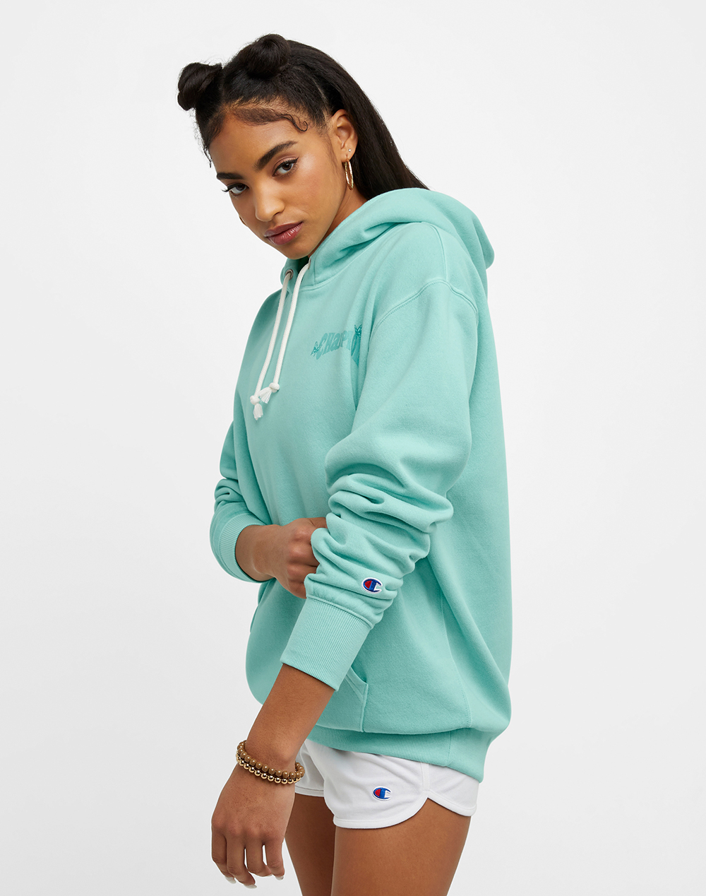 Lightweight fleece hoodie women's new arrivals