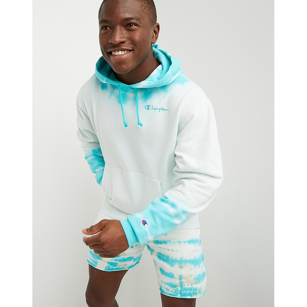 WAVE DYE LIGHTWEIGHT FLEECE HOODIE CHAMPION